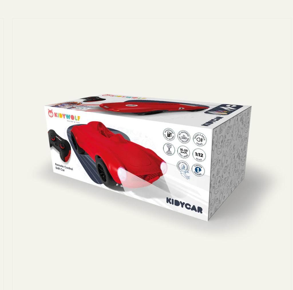 Voiture radiocommandée Kidycar - Rouge - Kidywolf