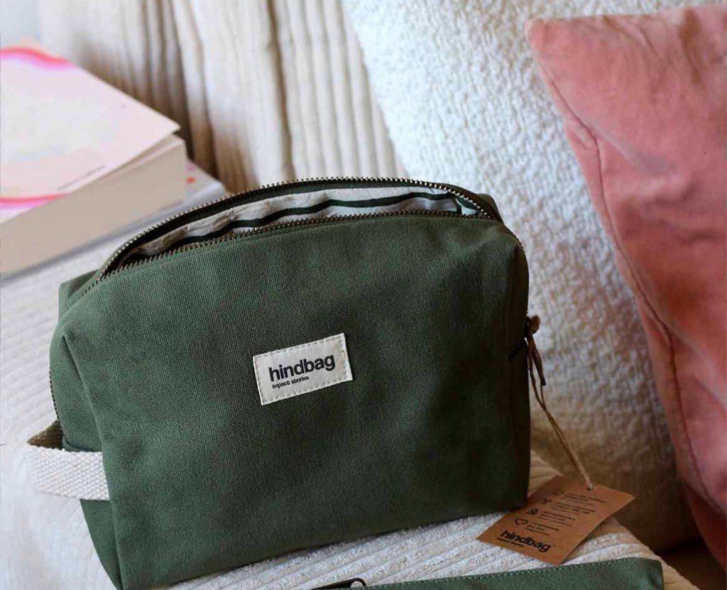 Trousse de toilette Léon - Sapin -  Hindbag