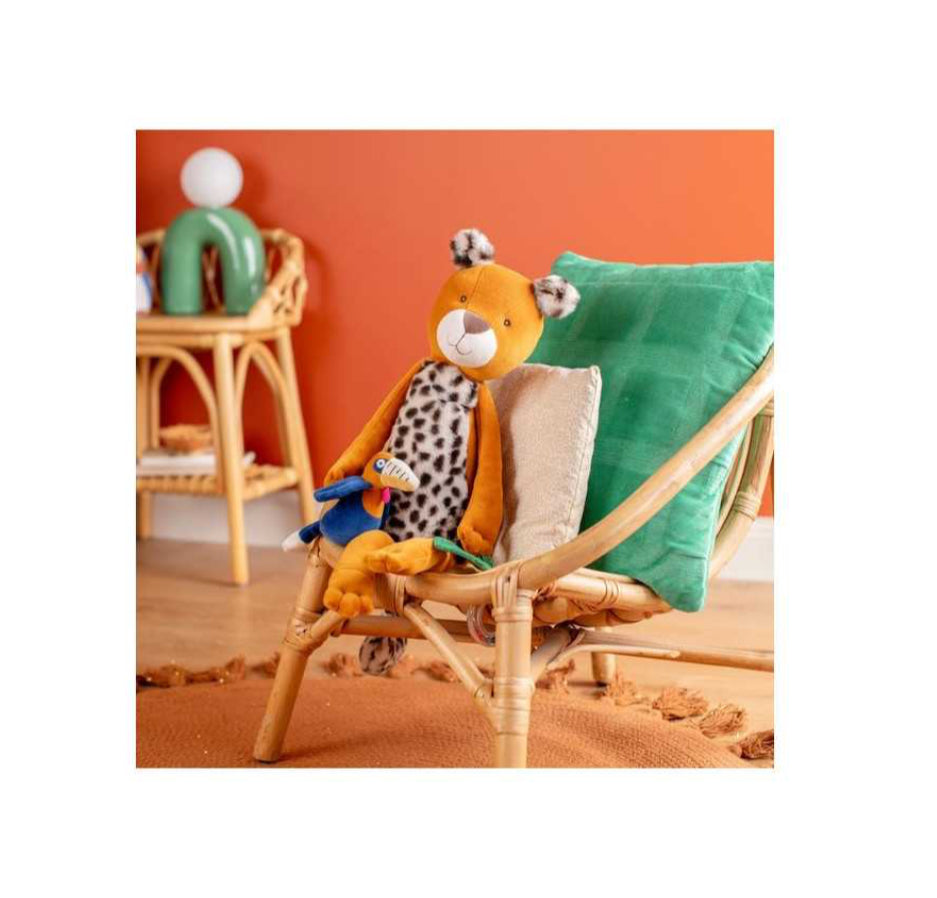 Grand léopard d'activités à suspendre - La Forêt Mawa - Moulin Roty