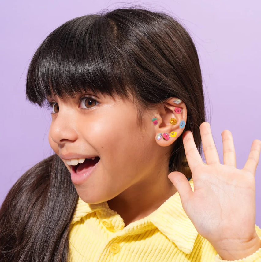 Boucles d'oreilles autocollantes - Kawaii   - OMY