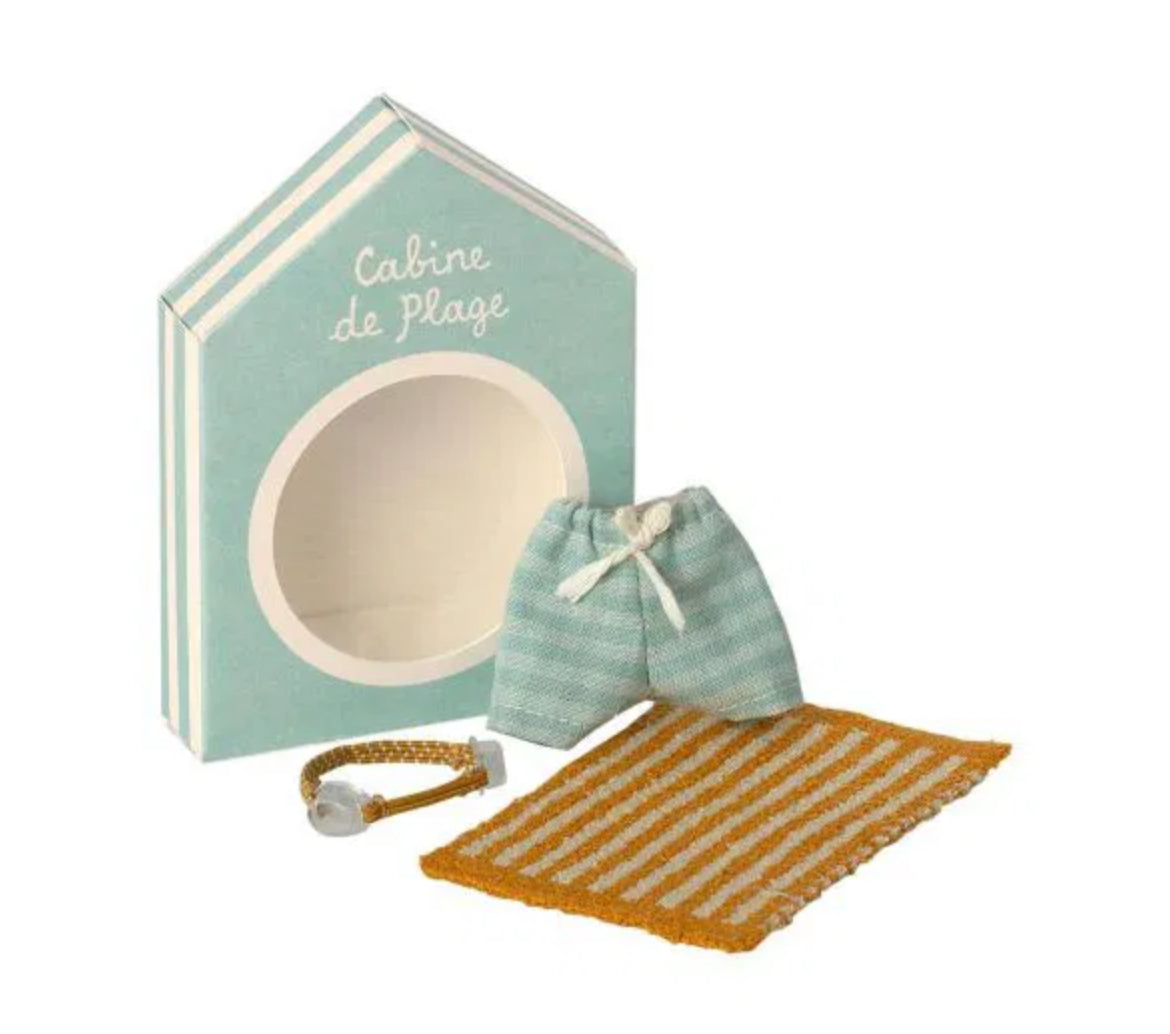 Ensemble de plage grand frère - Bleu - Maileg