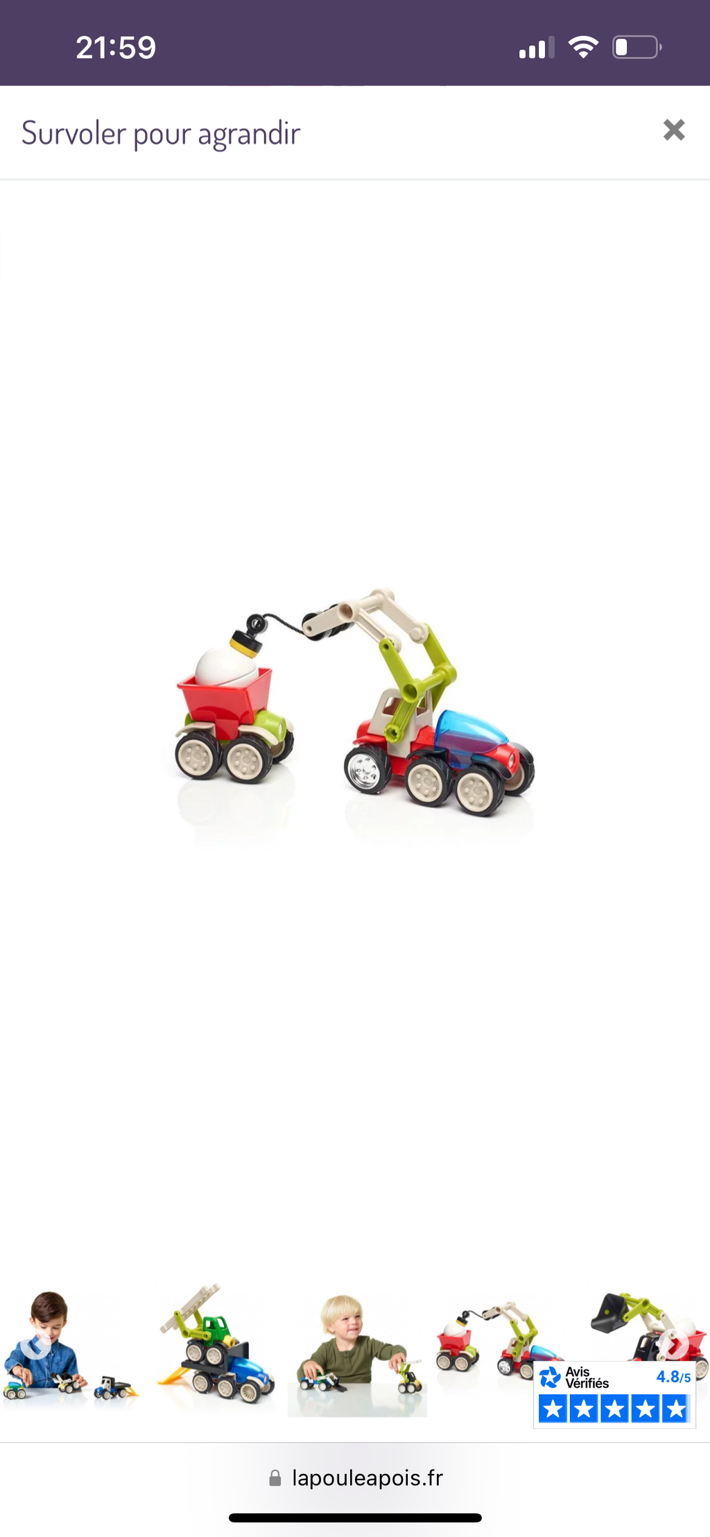 Jeu magnétique - Les Véhicules - Smartmax