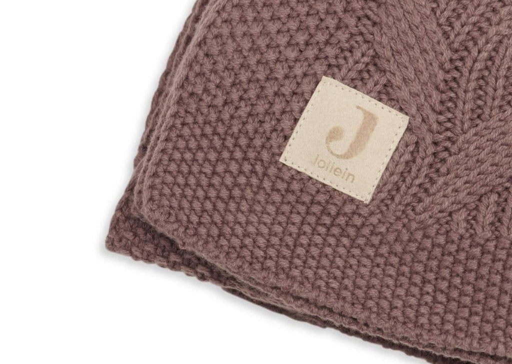 Couverture Spring Knit / Fleece - Cheesnut - Jollein