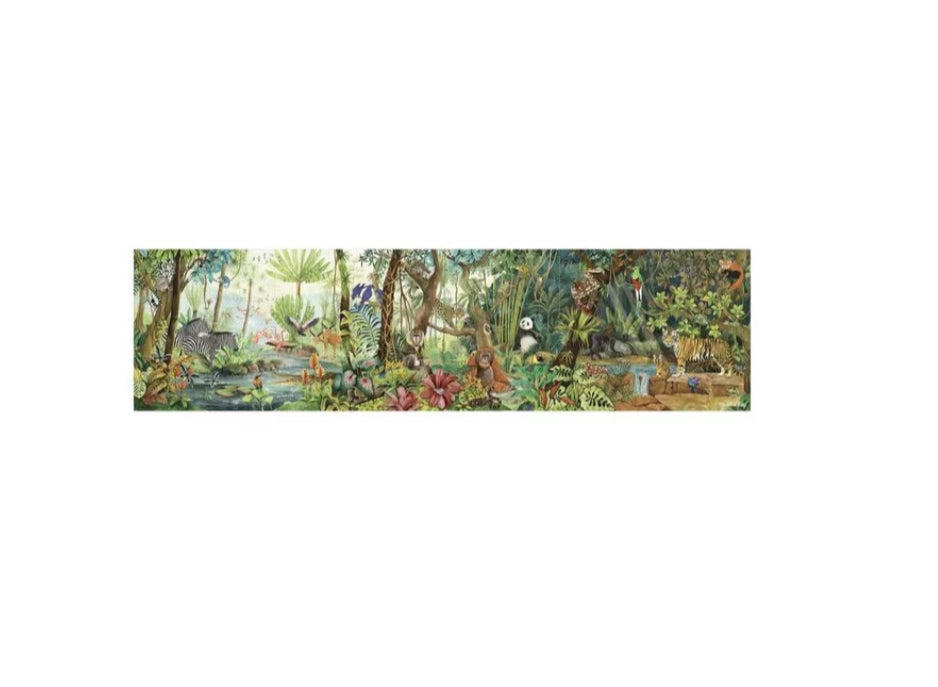 Puzzle forêt tropicale 350 pièces - Tout autour du monde - Moulin Roty