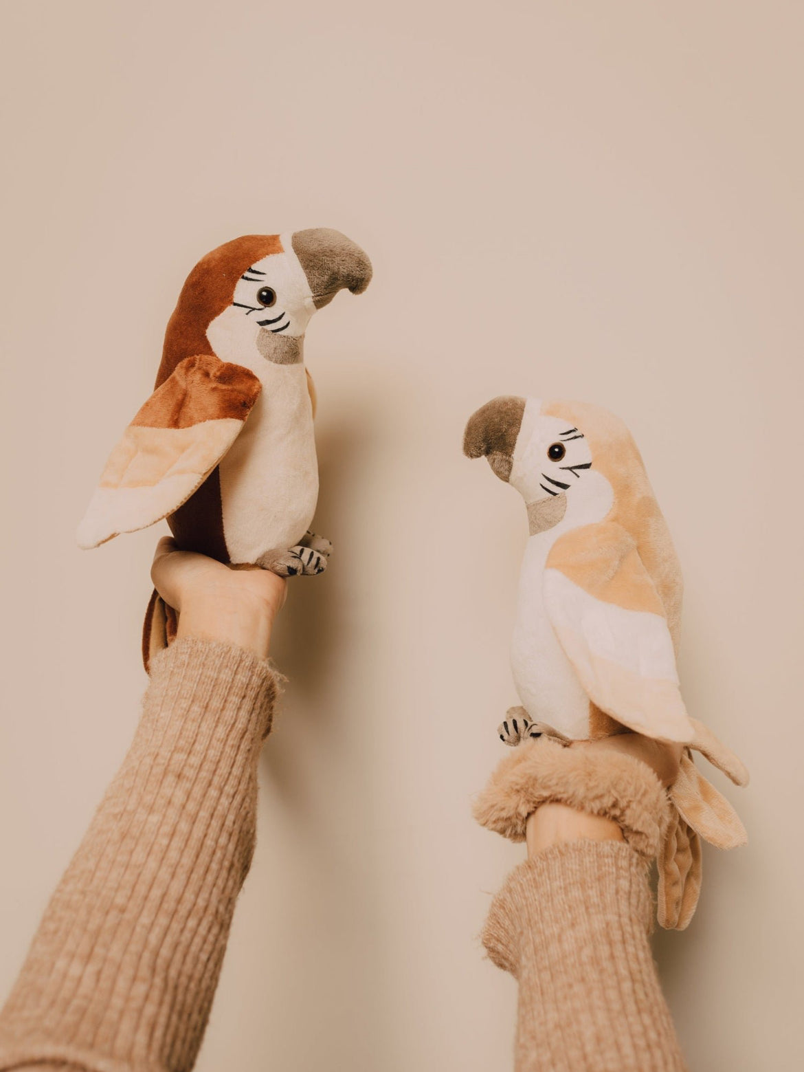 Peluche perroquet parlant - Pierre -  Mrs Ertha