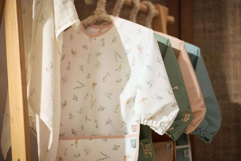 Bavoir imperméable à manches longues - Lovely Birds - Jollein