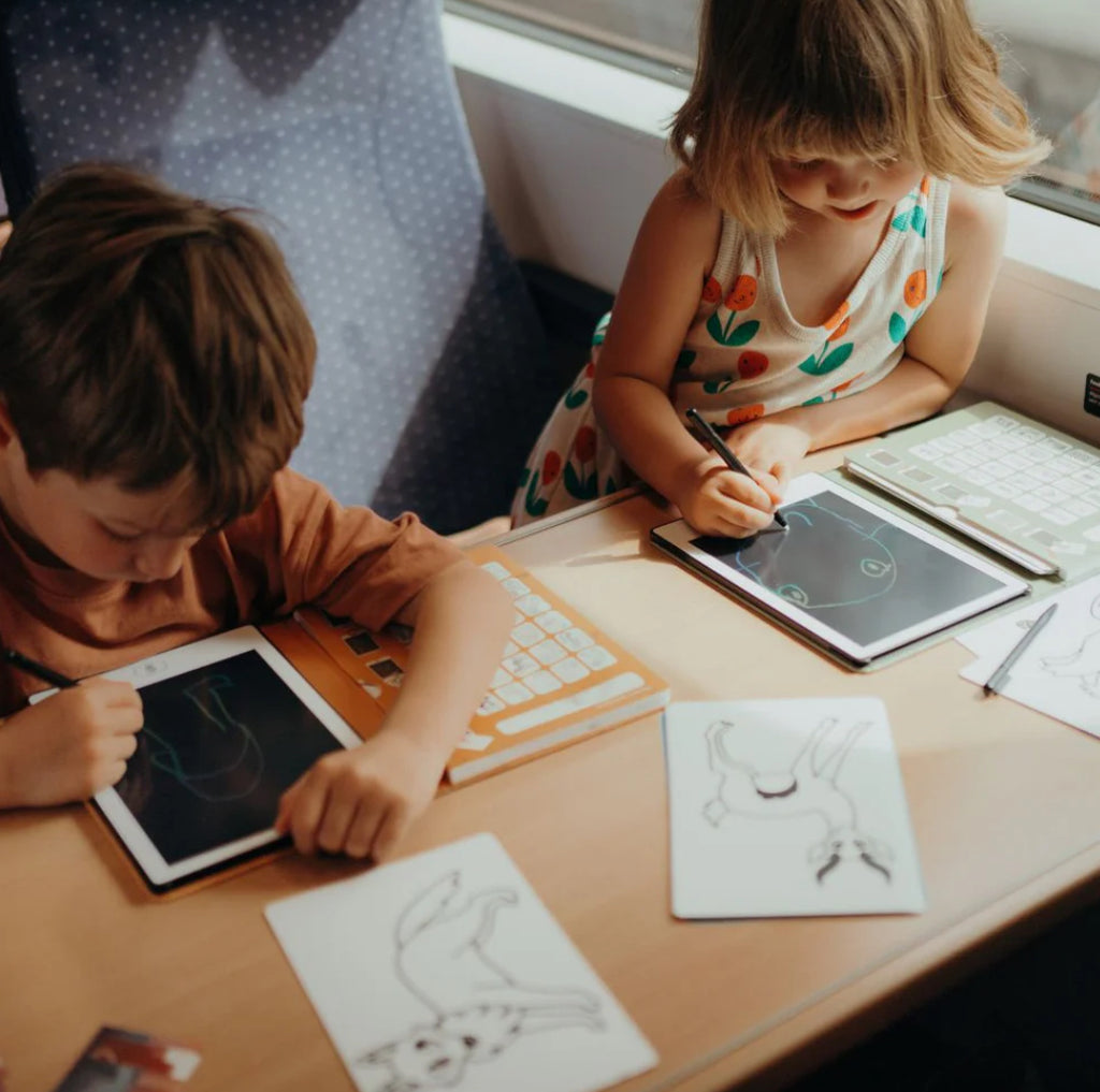 Recharge tablette à dessin Kidydraw Mini - Il était une fois / Les animaux - Kidywolf