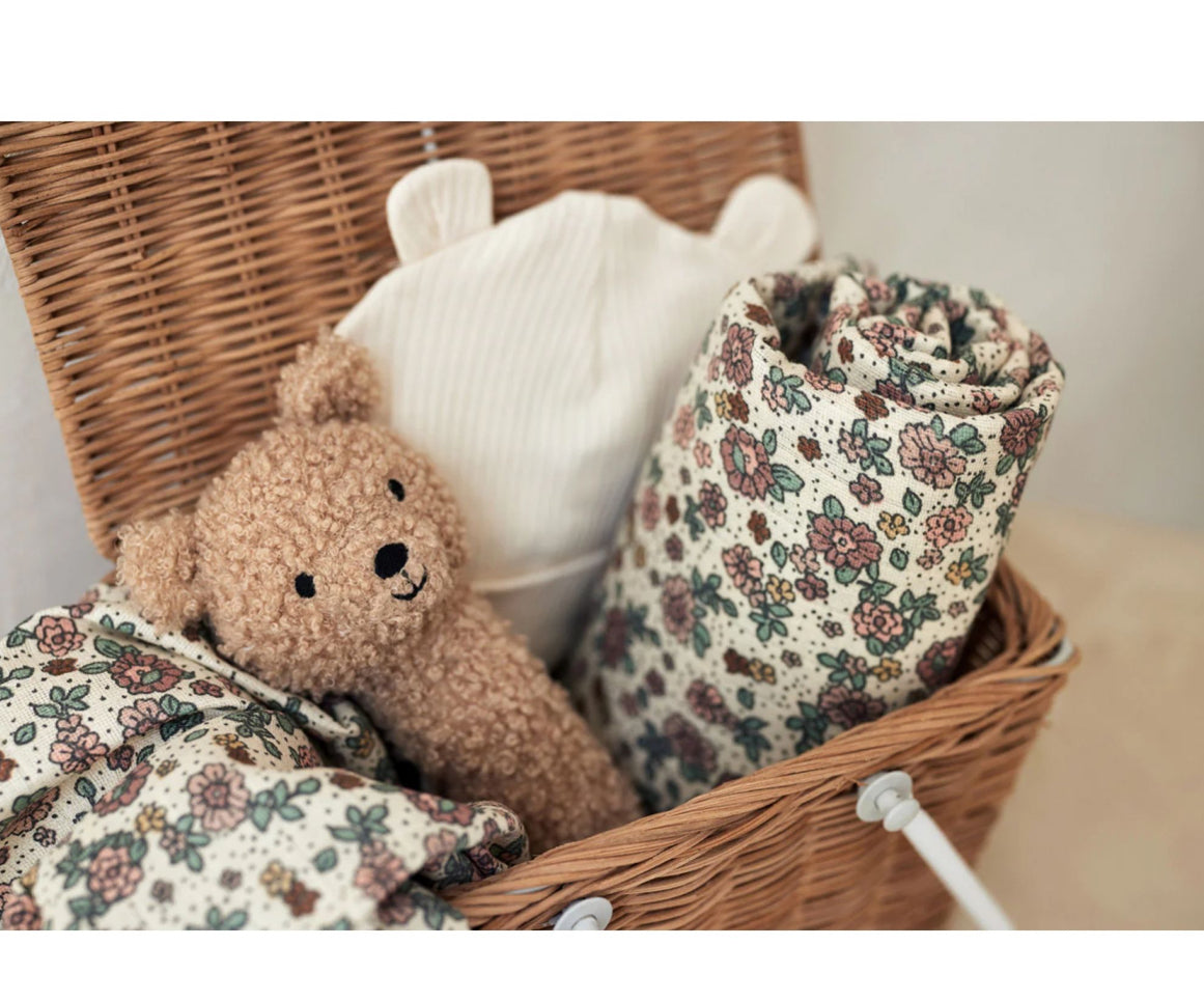 Langes gaze de coton X3 -  70x70 cm - Flower Fairies