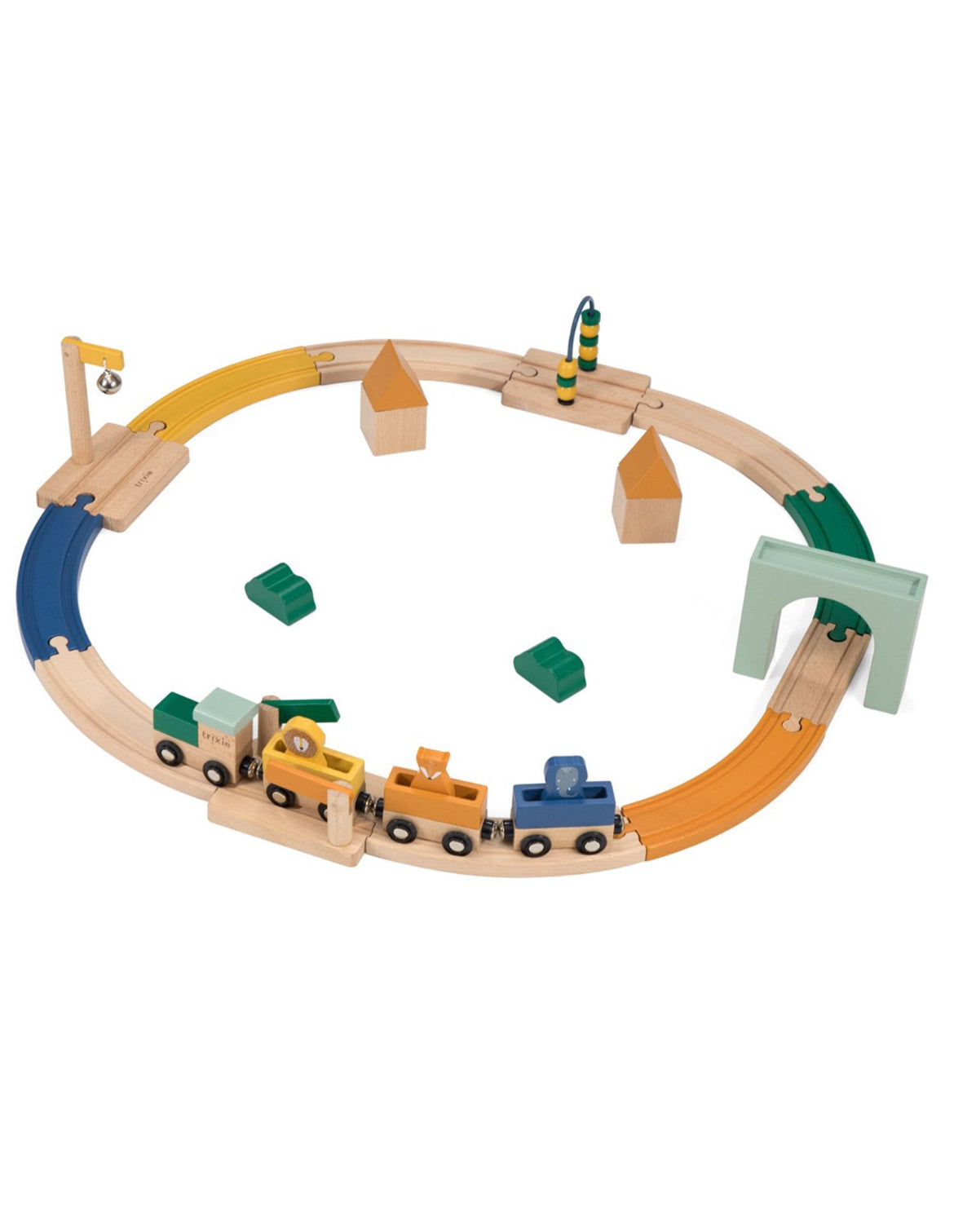 Circuit de train en bois - Trixie