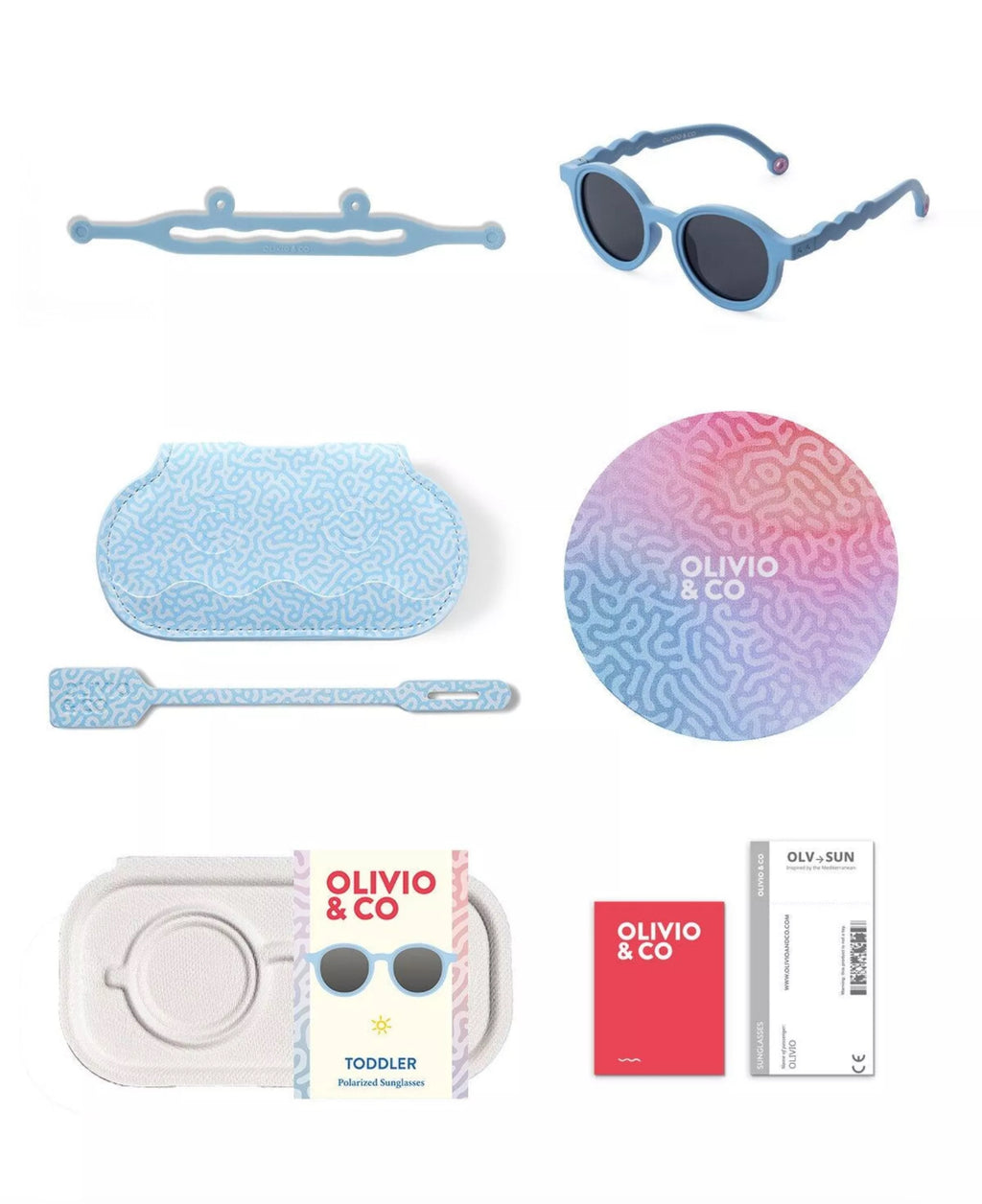 Lunettes de soleil 3/5 ans - Reef blue - Olivio & Co