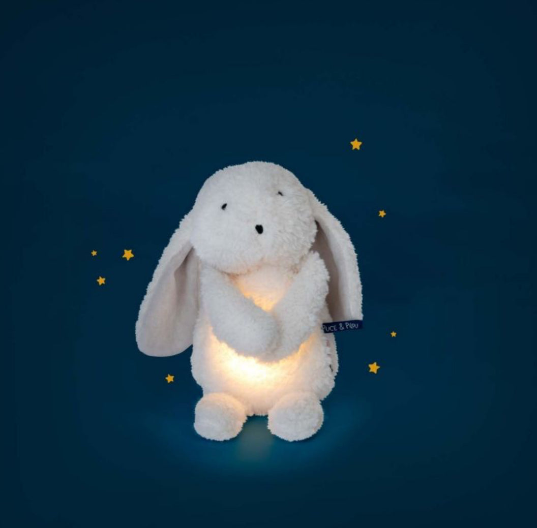 Peluche lapin lumineux - Puce & Pilou - Moulin Roty