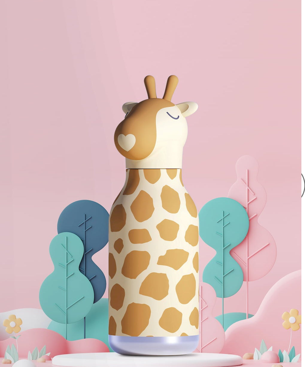 Gourde isotherme 460Ml - Girafe - Asobu