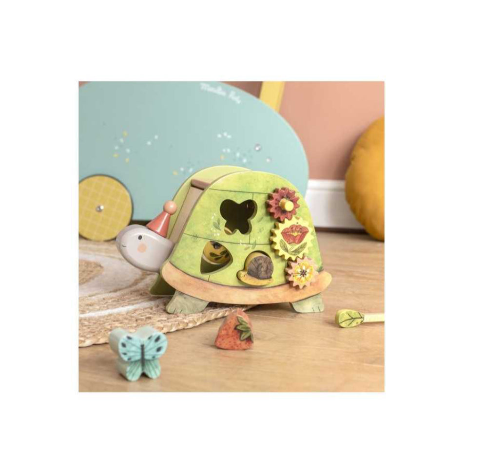 Tortue d'activités - Trois petits lapins