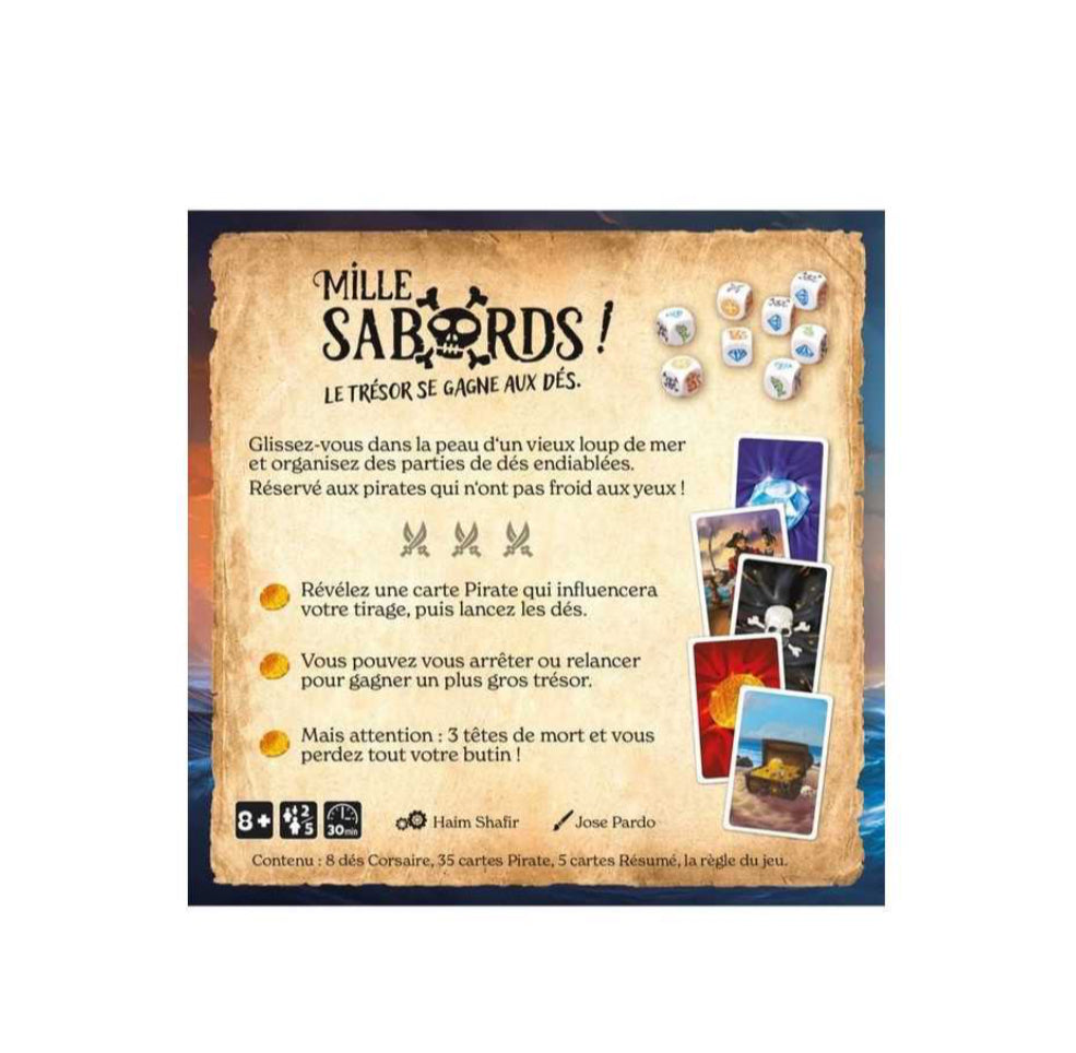 Jeu de société - Mille Sabords - Gigamic