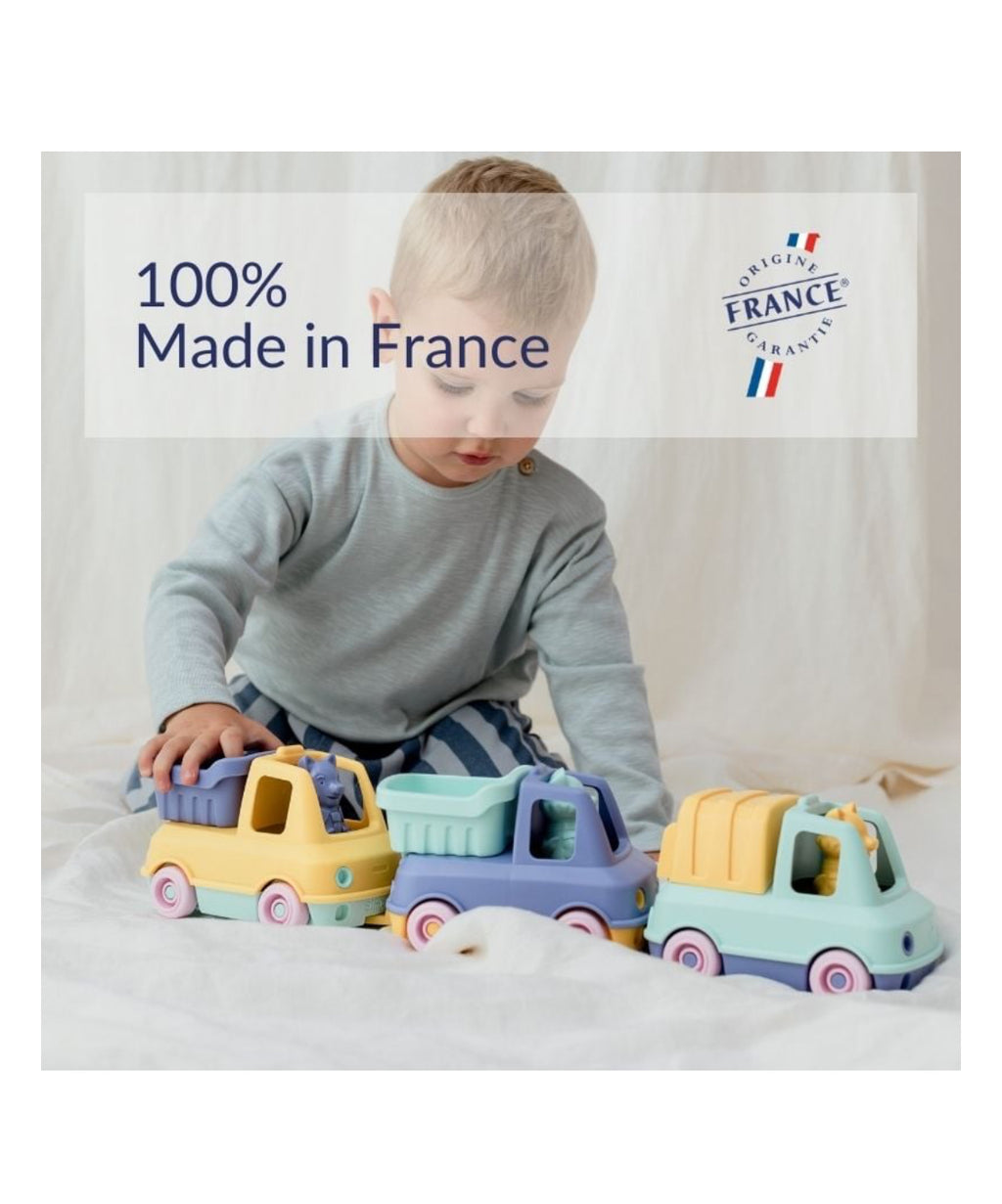 Jouet recyclé et recyclable - camion poubelle - Simple.