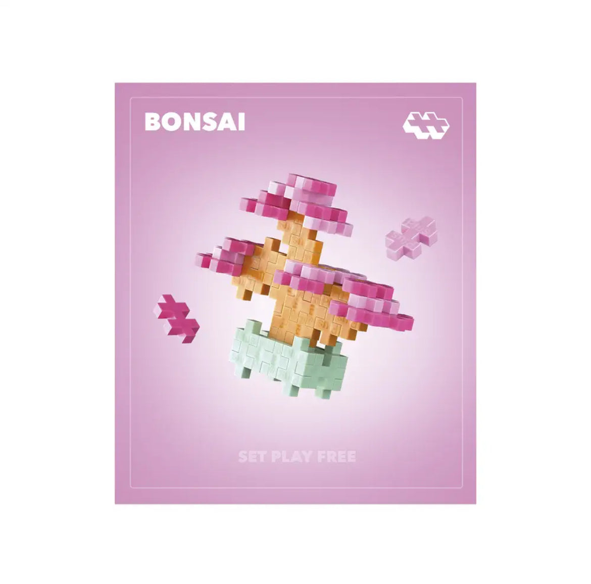 Jeu de construction Pop Plantes - Bonsaï Rose - Plus Plus
