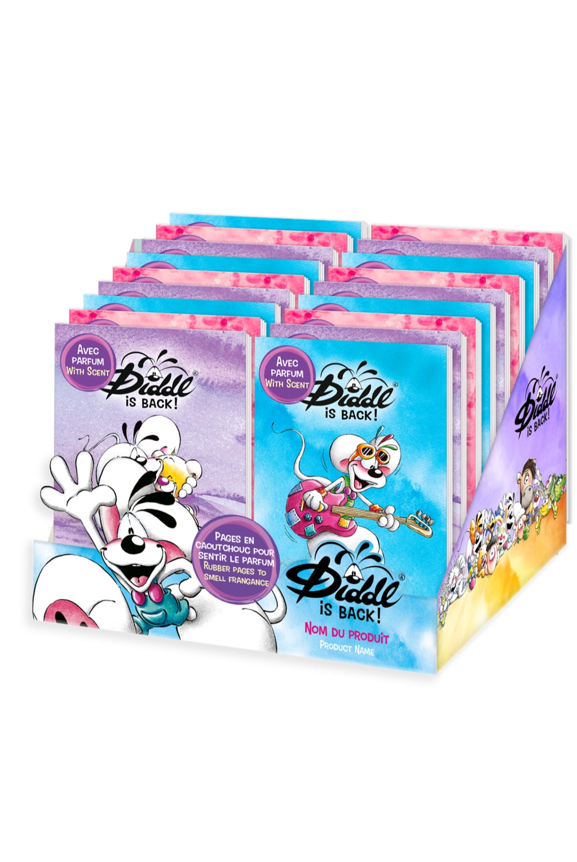 Bloc parfumé - A5 bleu - Diddl