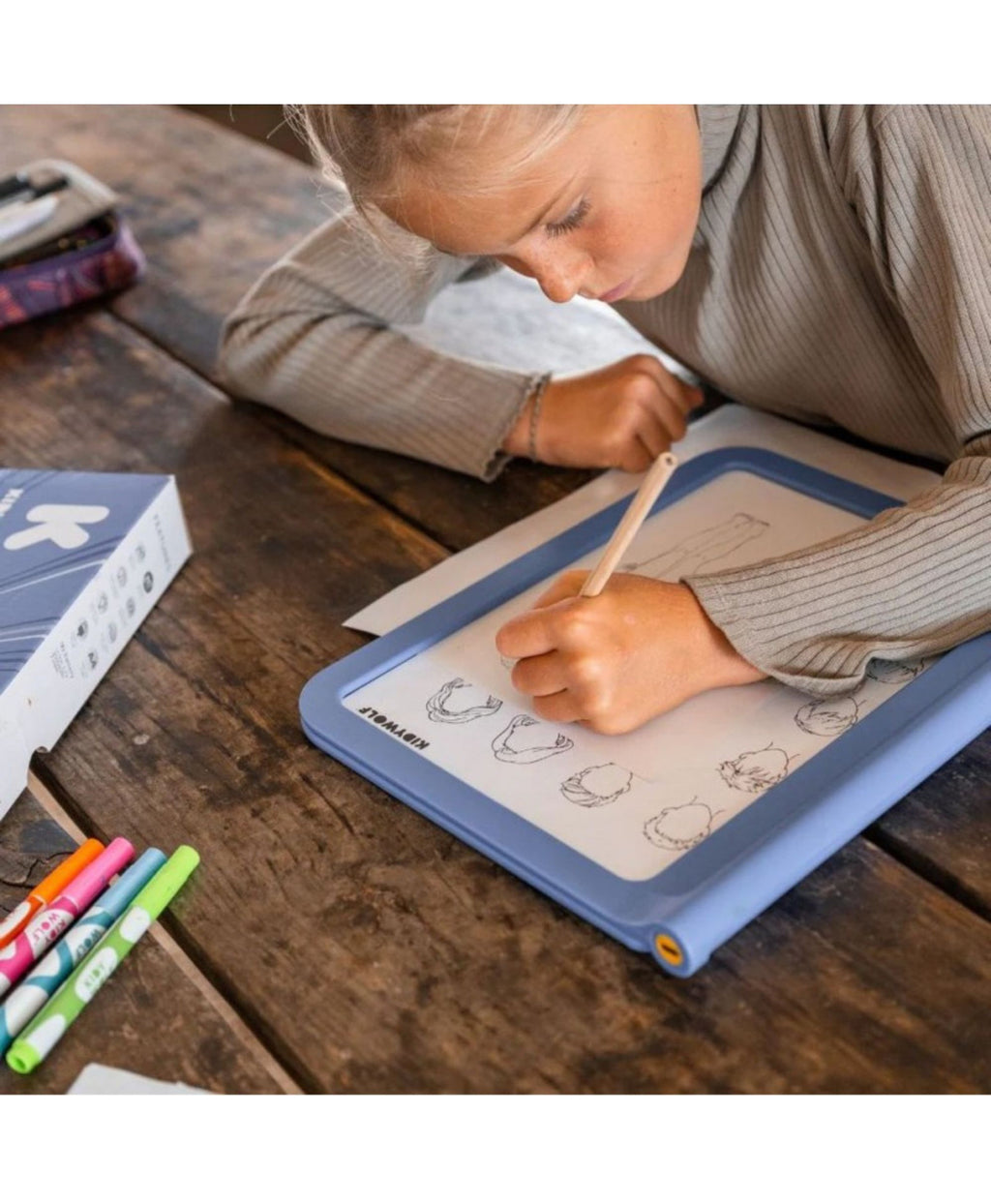 Tablette lumineuse à dessin Kidydraw Pro - Manga - Kidywolf