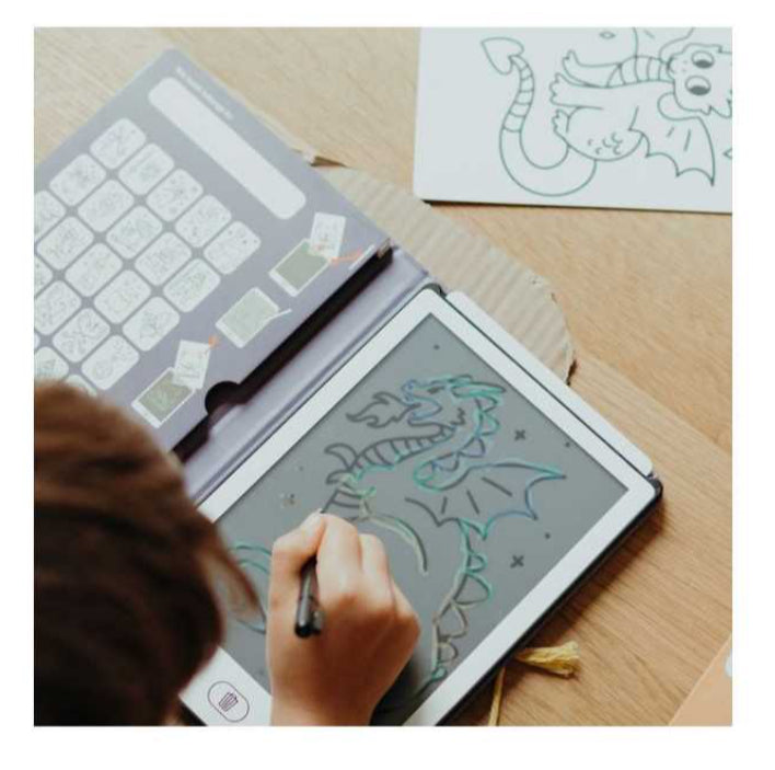 Recharge tablette à dessin Kidydraw Mini - Il était une fois / Les animaux - Kidywolf