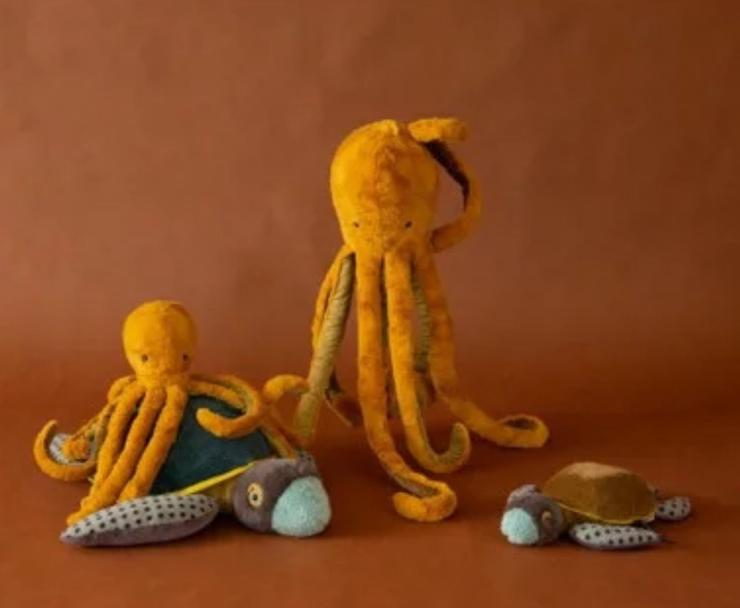 Peluche grand poulpe  - Tout Autour du Monde -  Moulin Roty