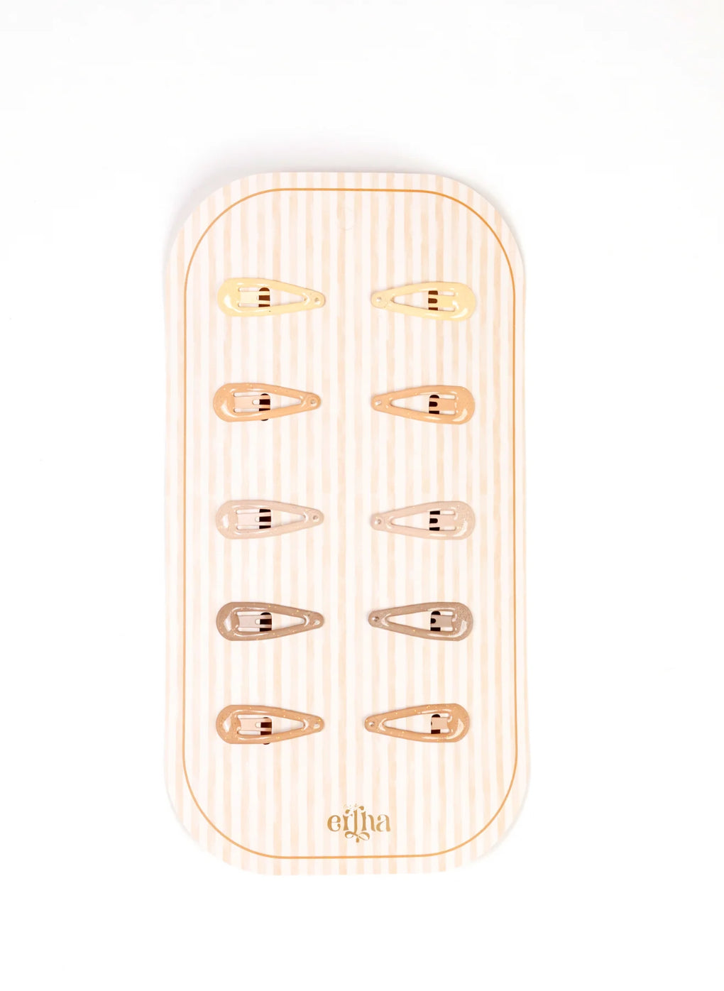 Lot de 10 mini barrettes pailletées - Mrs Ertha