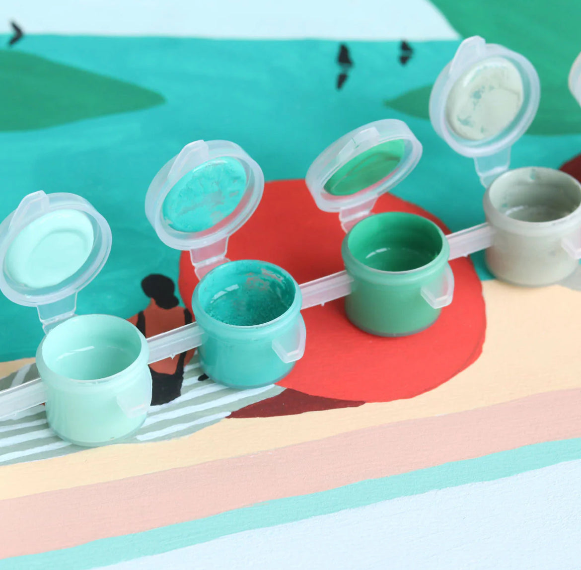 Peinture au numéro - ST Barthélémy -  La Petite Epicerie