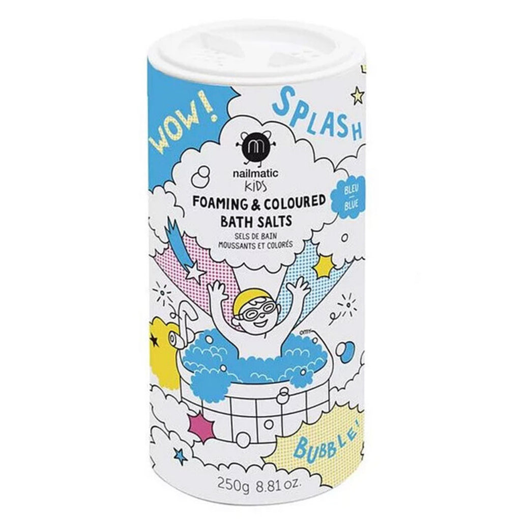 Sel de bain moussant - Bleu - Nailmatic