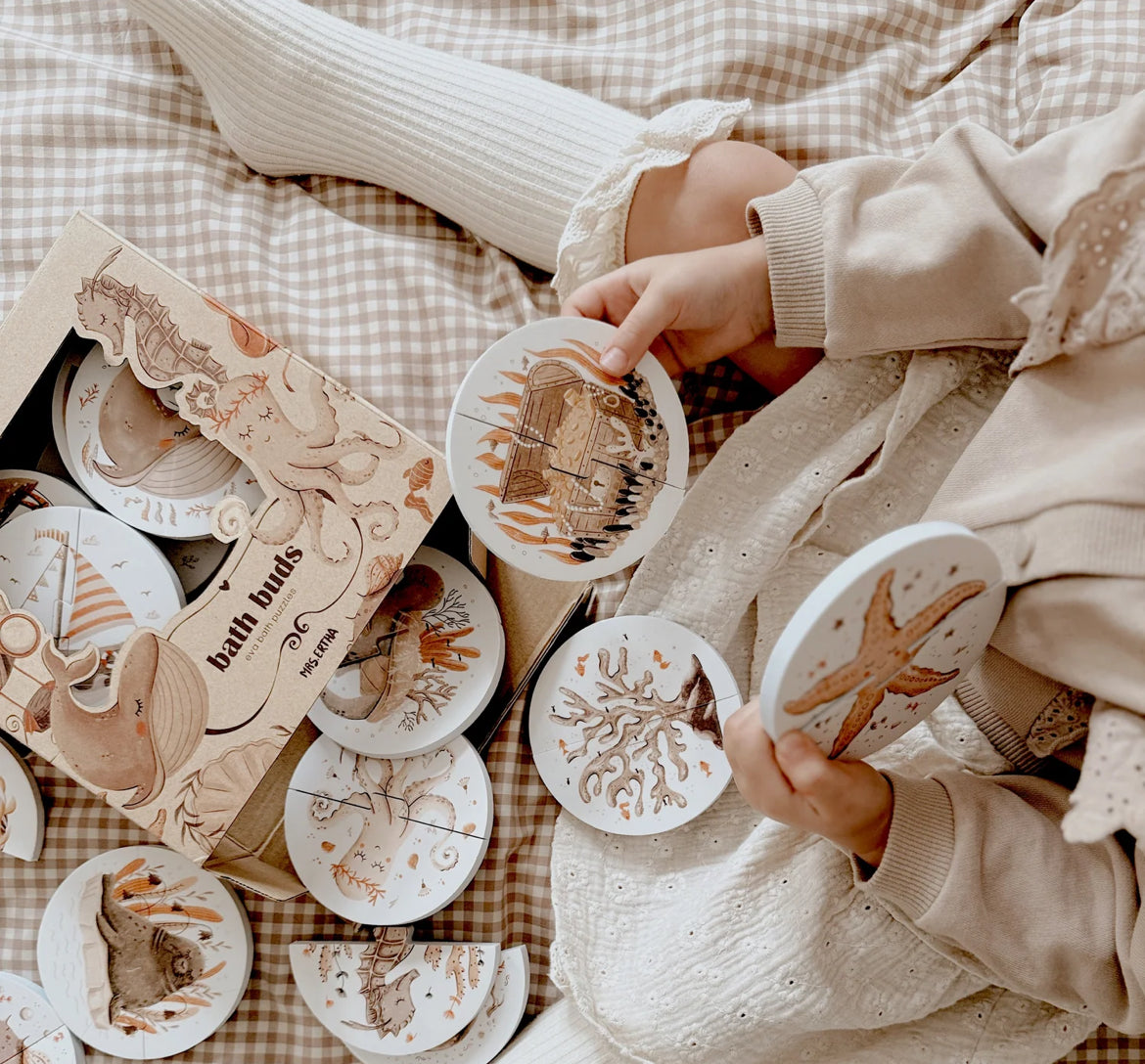 Puzzle de bain -Animaux marins - Mrs Ertha