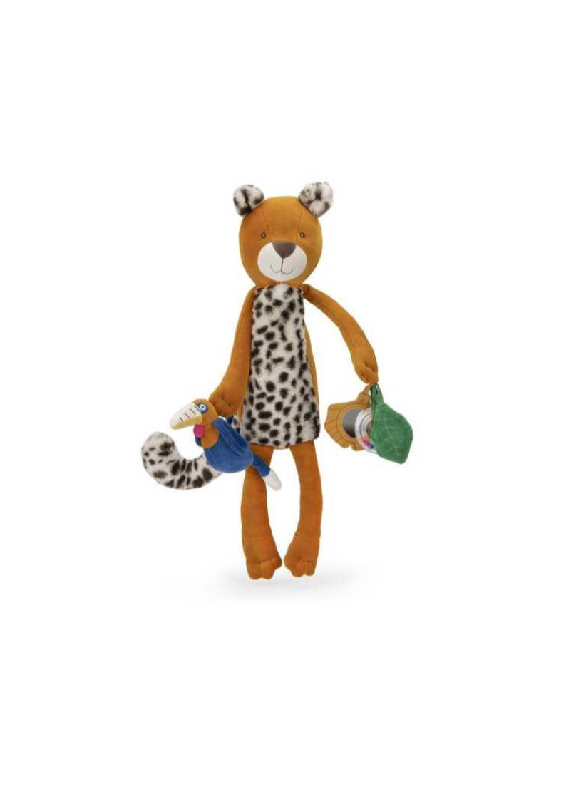 Grand léopard d'activités à suspendre - La Forêt Mawa - Moulin Roty