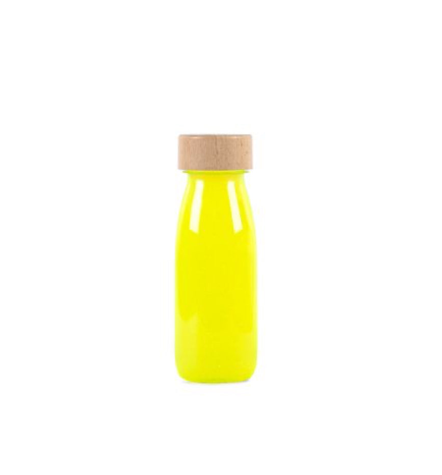 Bouteille sensorielle - Jaune Fluorescente - Petit Boum