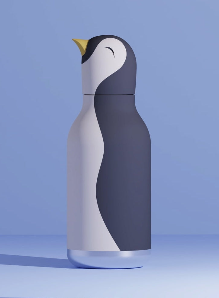 Gourde isotherme 460Ml - Pingouin - Asobu