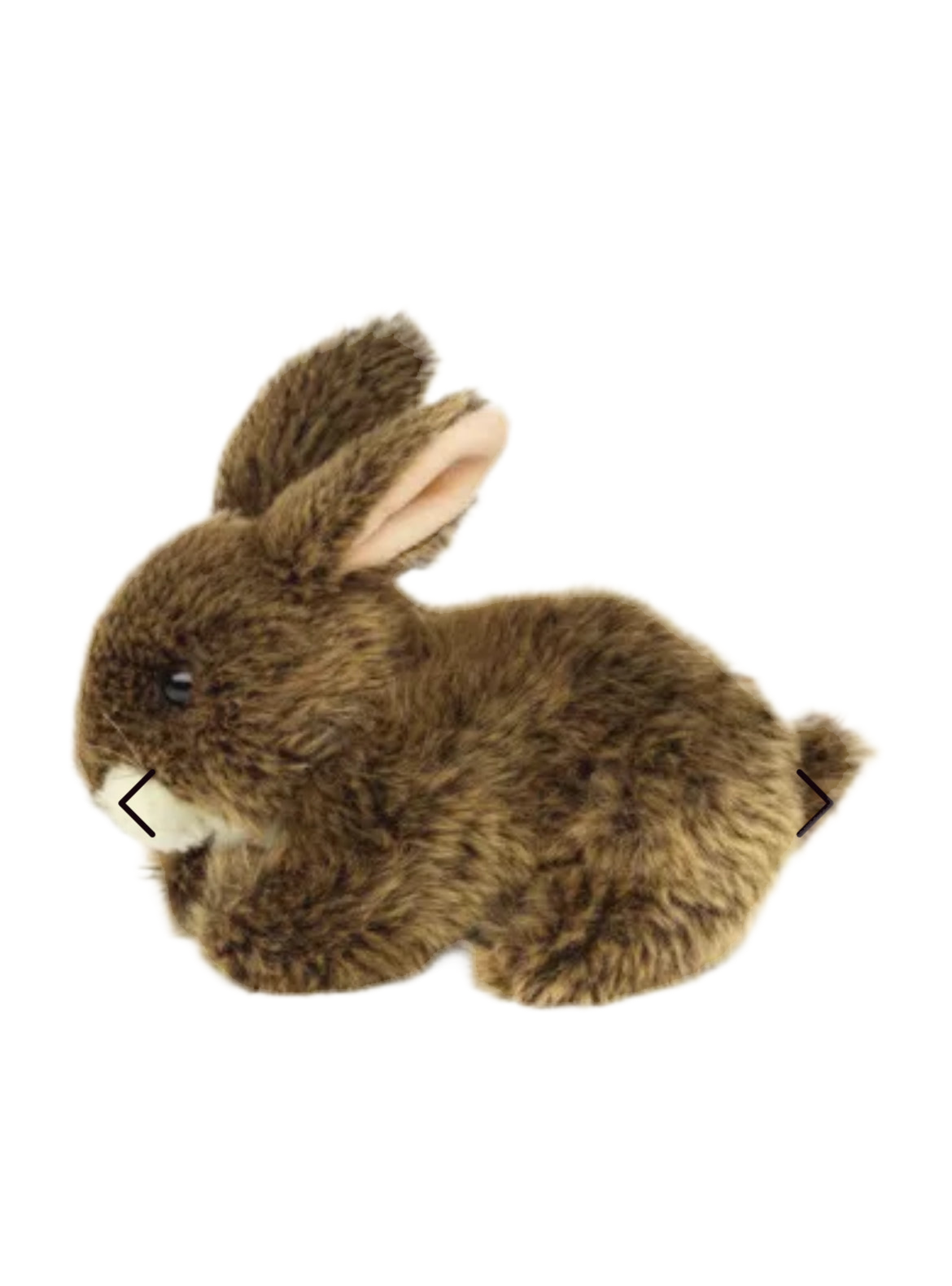 Peluche lapin couché - 18 cm  -  Unitoys