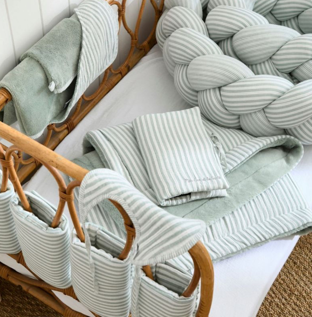 Poncho de bain - Vert de Gris -  BB&CO