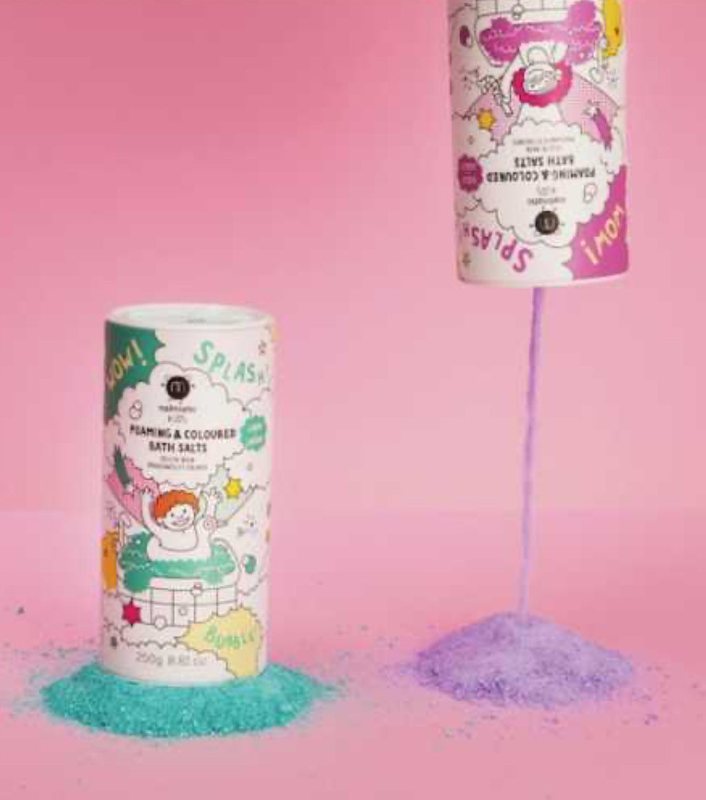 Sel de bain moussant - Vert lagon- Nailmatic