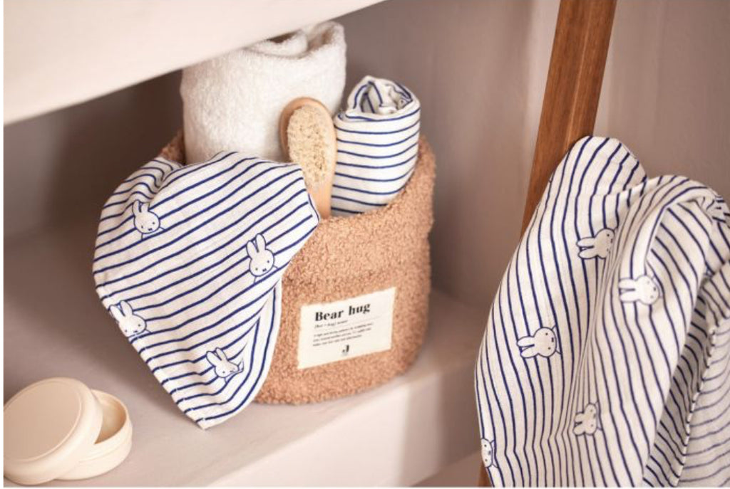 Lot de 3 langes - Miffy stripe - Jollein