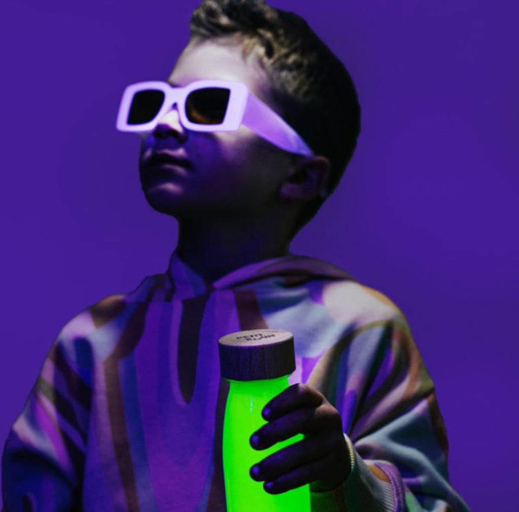 Bouteille sensorielle - Jaune Fluorescente - Petit Boum