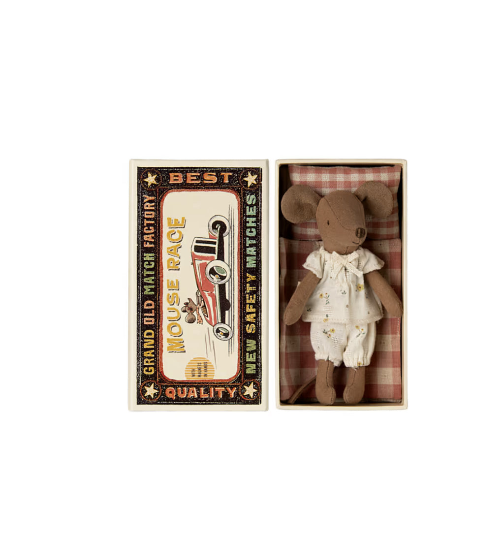 Souris grande soeur dans sa boîte d'allumettes - Maileg