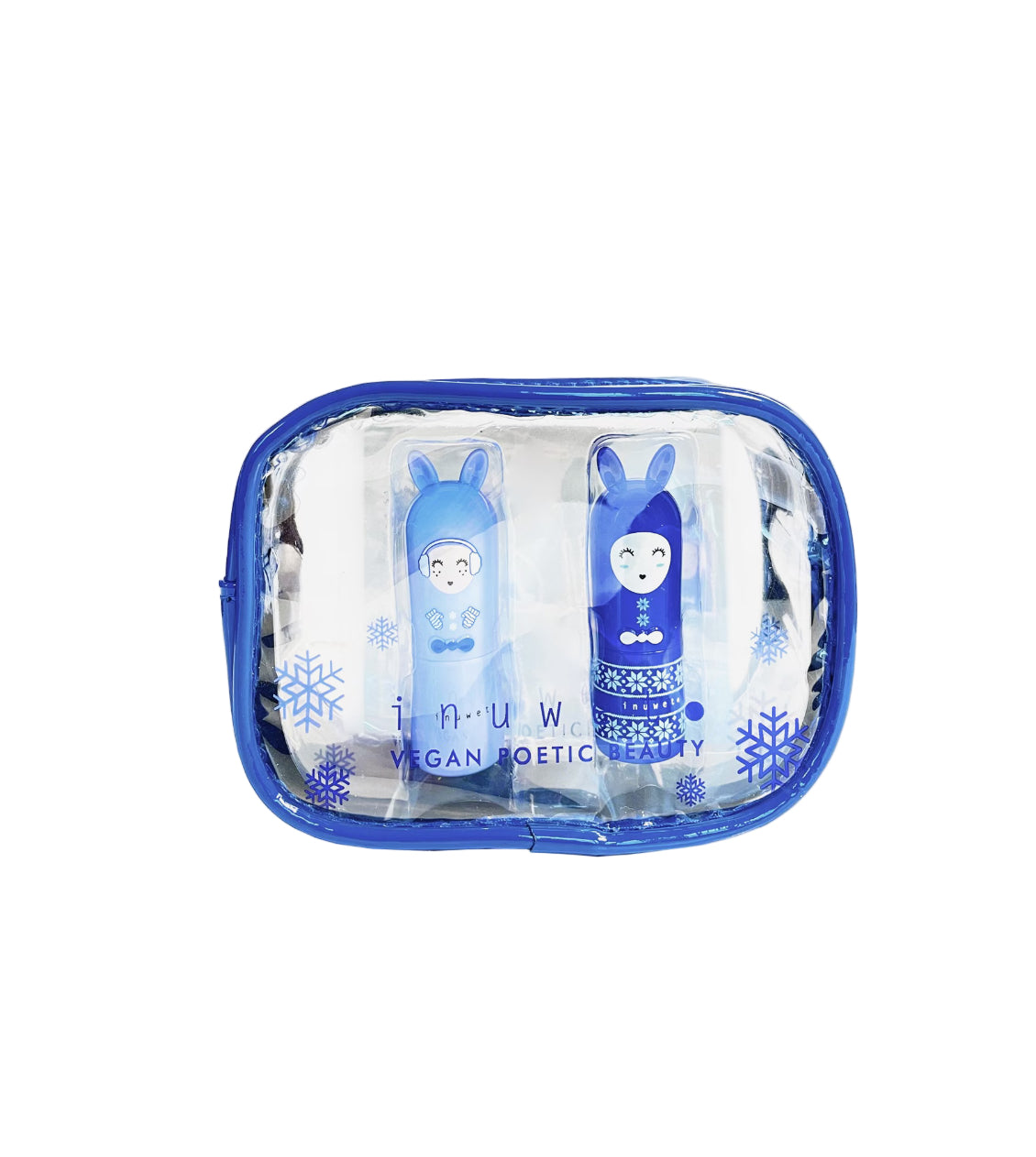 Trousse duo de baumes à lèvres édition limitée Hiver - Vanille coco / Fraise - Inuwet