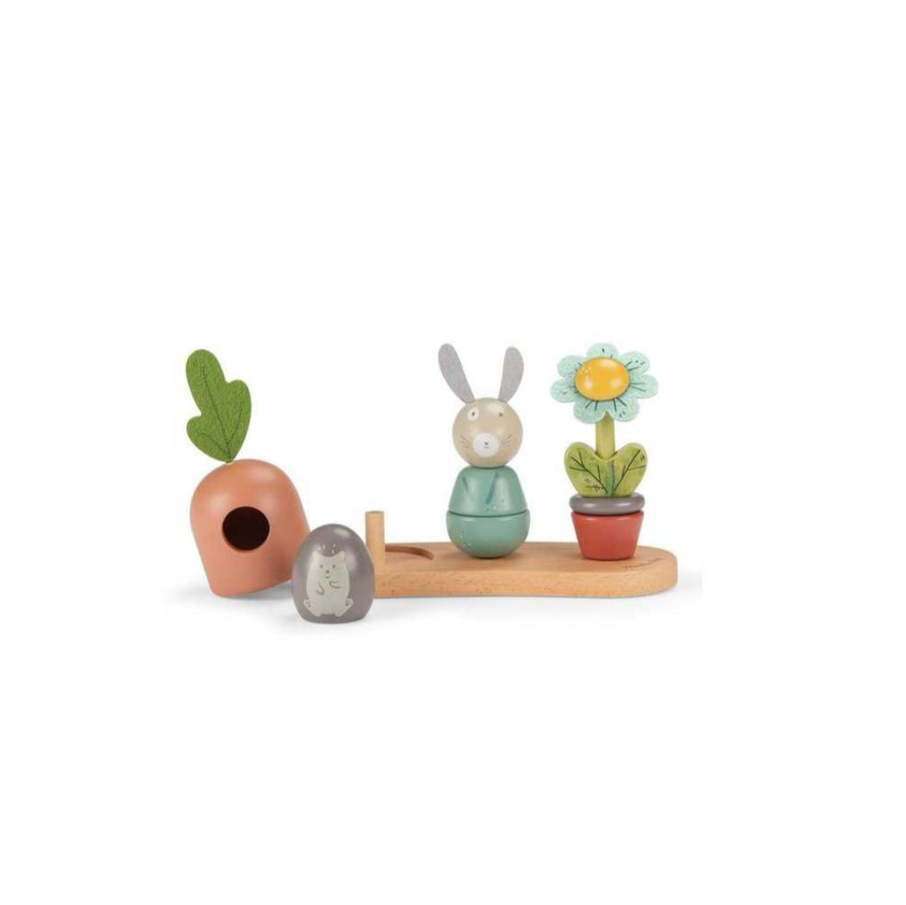 Empilable multi-activités en bois - Les Trois Petits Lapins - Moulin Roty