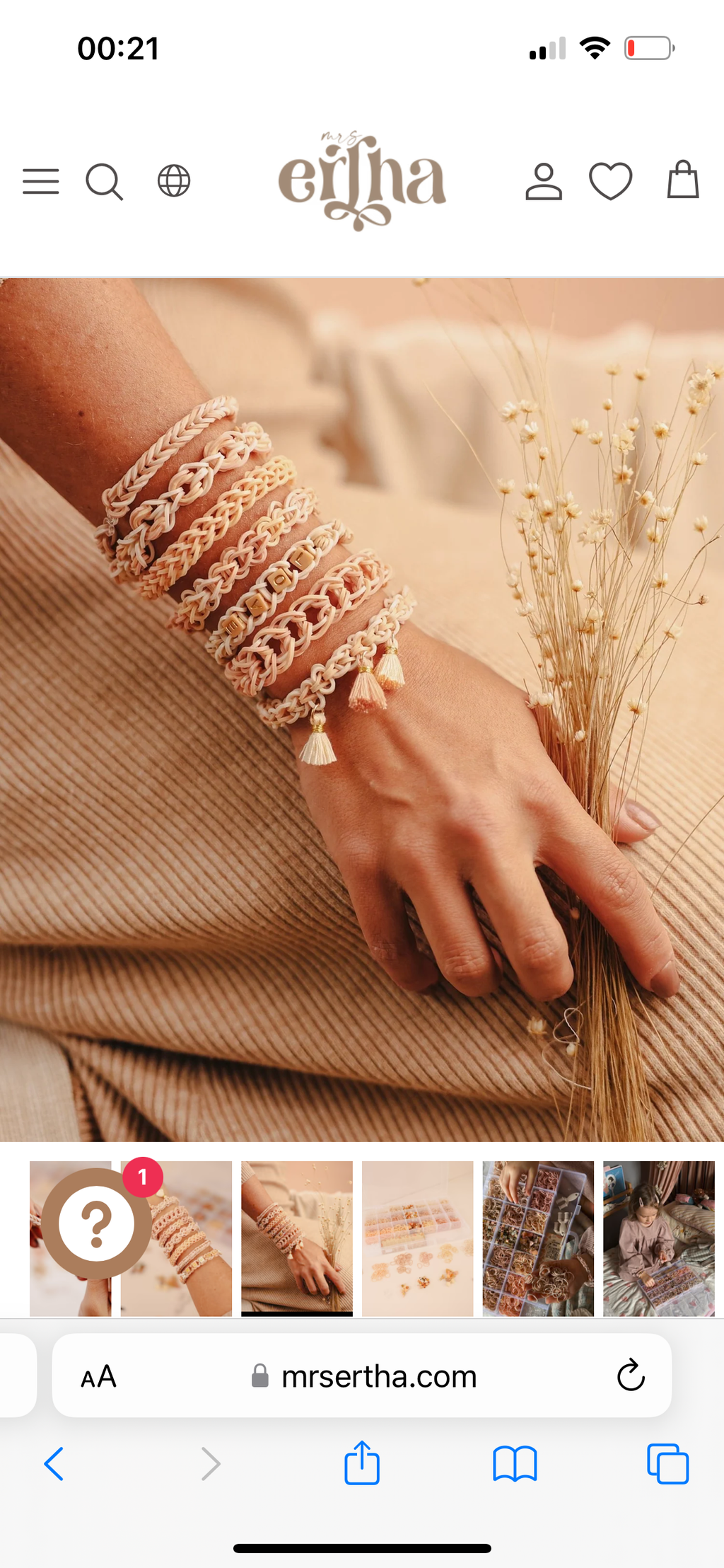 Mon kit de bracelets  - Elastiques - Mrs Ertha