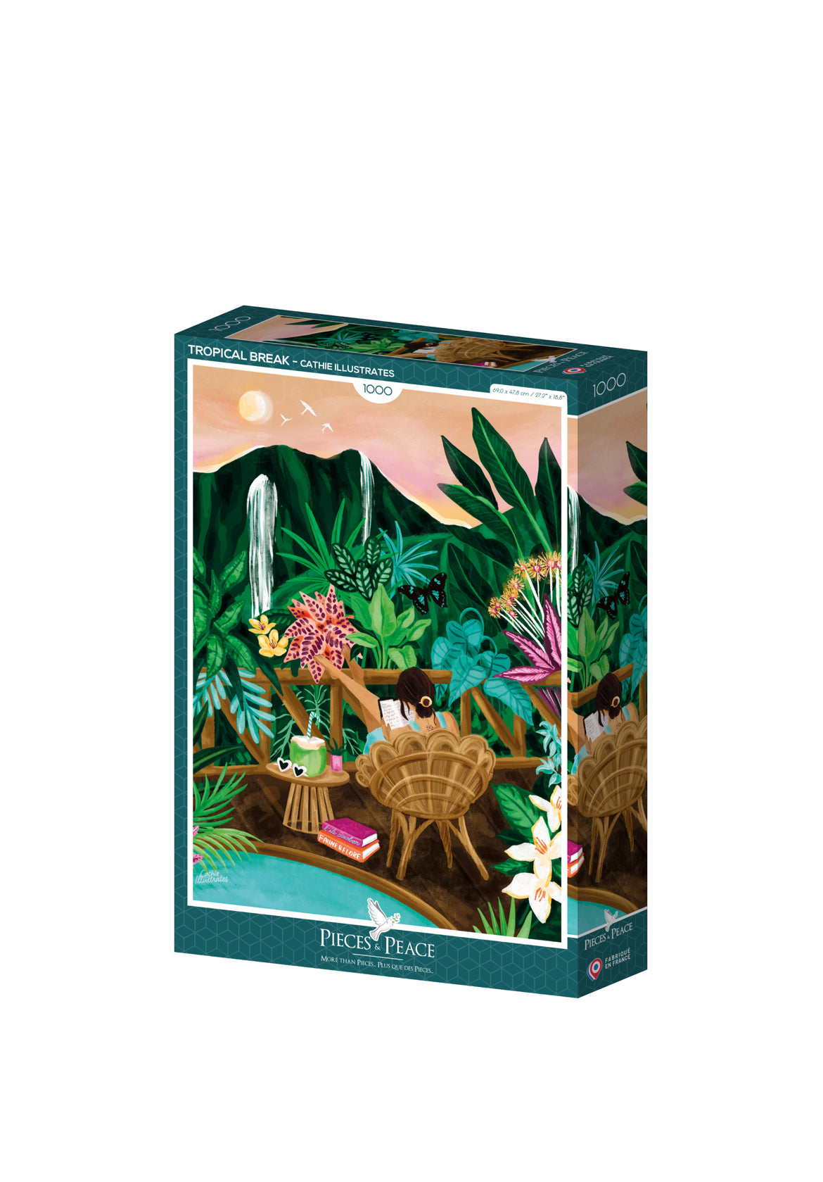Puzzle 1000 pièces - Parenthèse Tropicale - Pieces & Peace