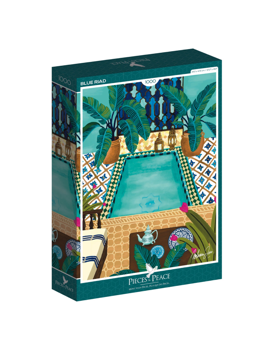 Puzzle 1000 pièces - Riad - Pieces & Peace