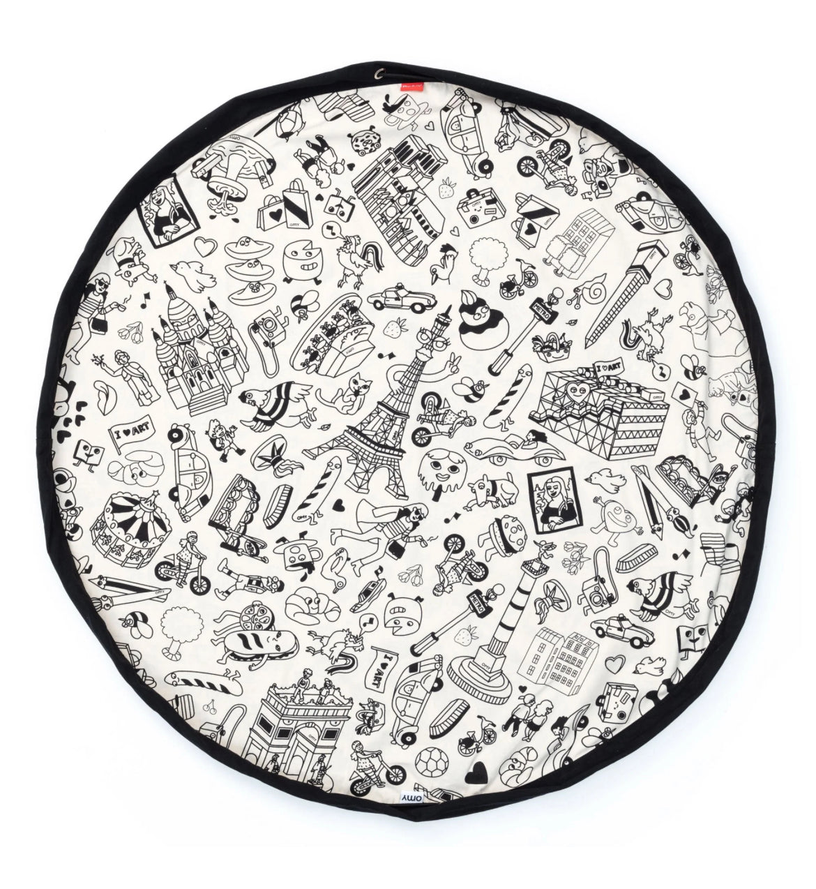 Tapis de jeu 2 en 1 - A colorier -  Play&Go x OMY