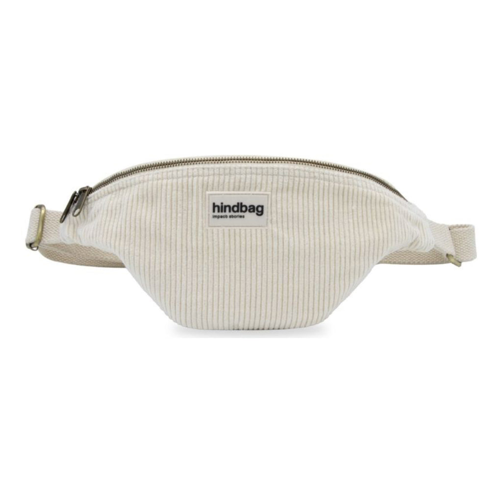 Sac banane Olivia Velours - Beige -  Hindbag