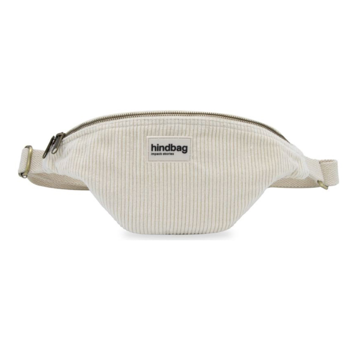 Sac banane Olivia Velours - Beige -  Hindbag