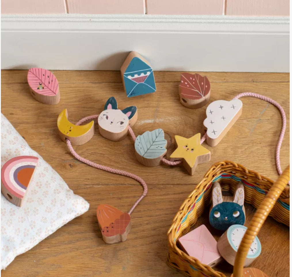 Perles en bois - Après la Pluie - Moulin Roty
