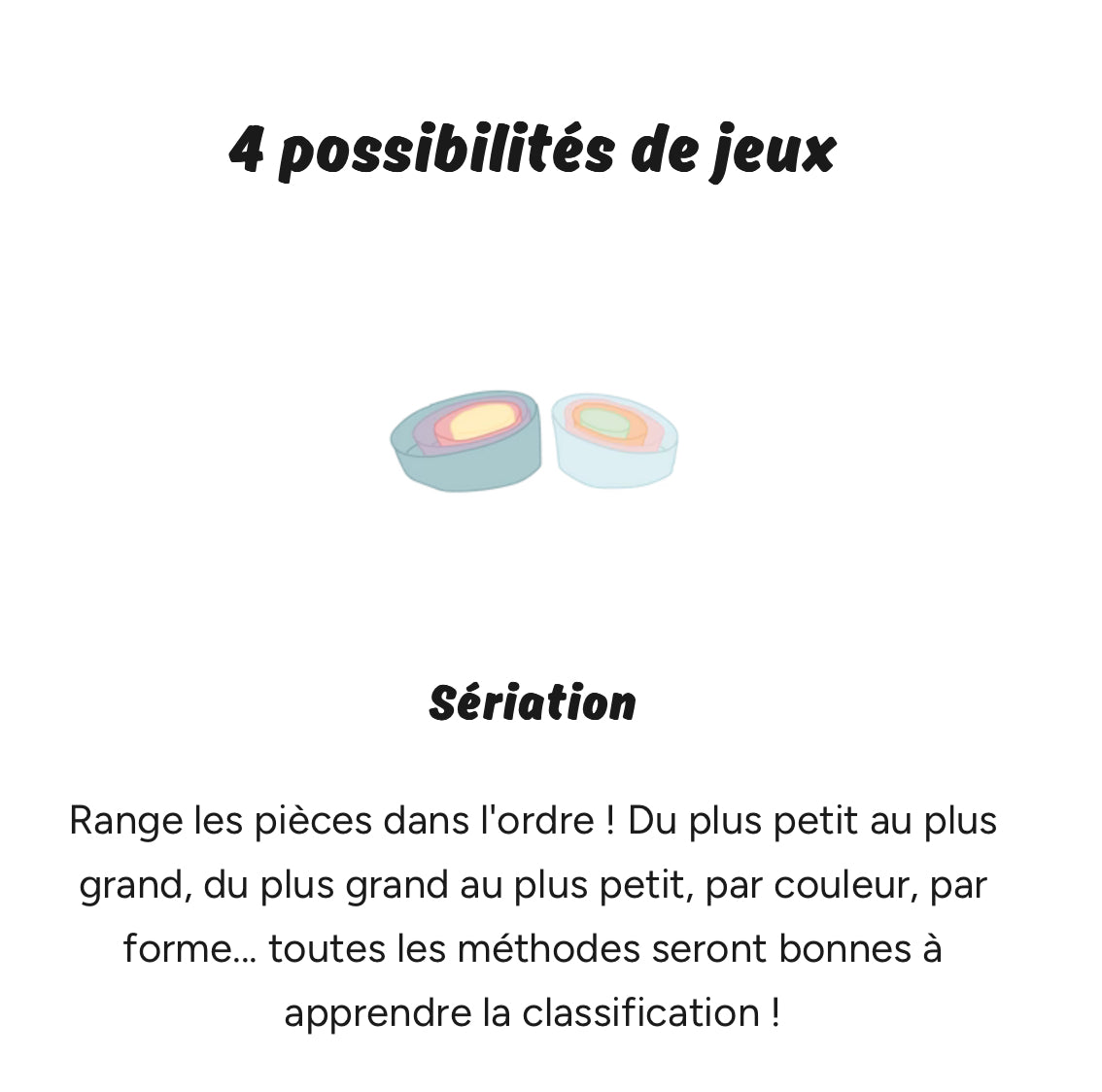 Jouet à empiler - Stak - OPPI