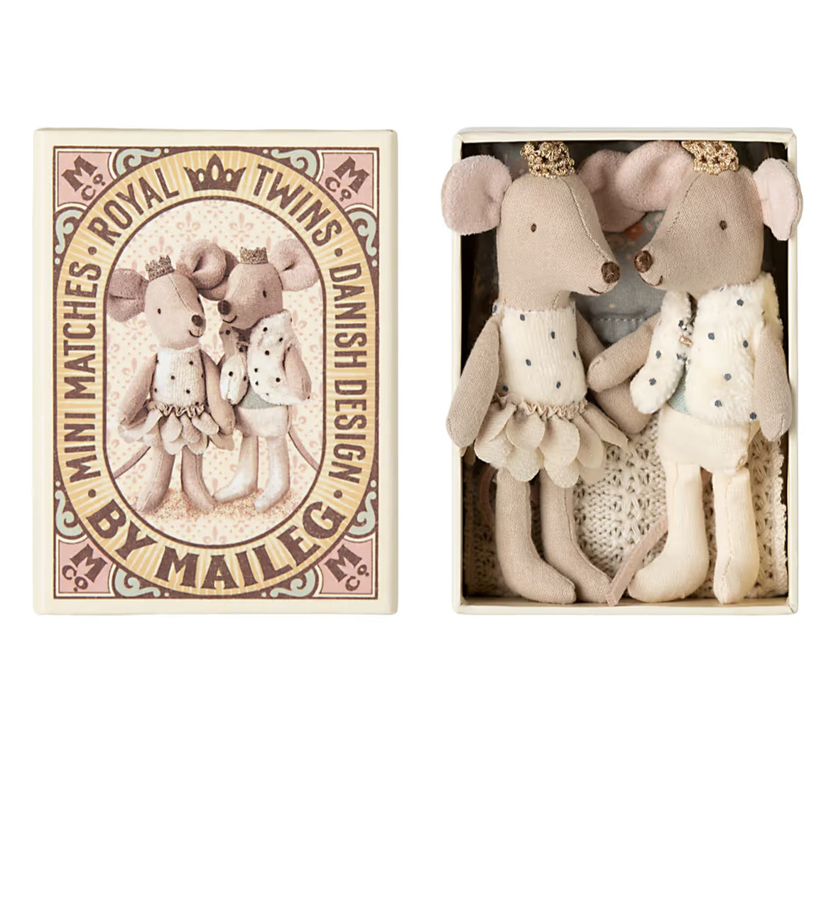 Souris jumaux - Royaux dans leur boîte - Maileg