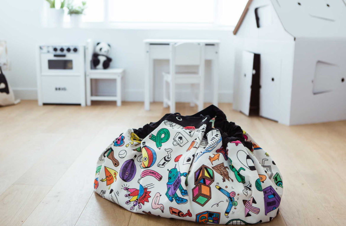 Tapis de jeu 2 en 1 - A colorier -  Play&Go x OMY