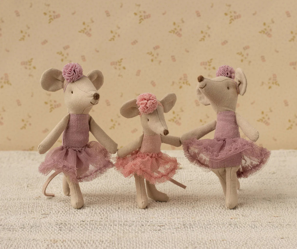 Souris grande soeur ballerine - Rose - Maileg
